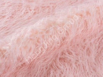 D1P0870A-Pink rolling beam faux fur fabric