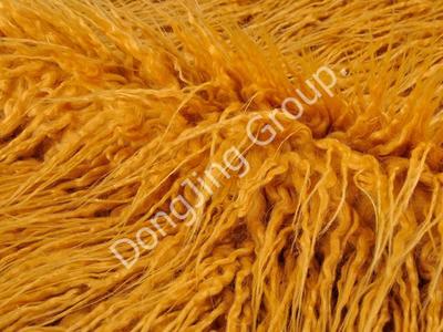 DP0972-Yellow secondary roller faux fur fabric