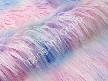 What are the highlights of five color jacquard faux fur fabrics？