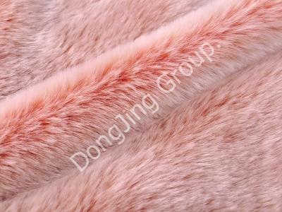 DP0960-Pink white faux fur fabric