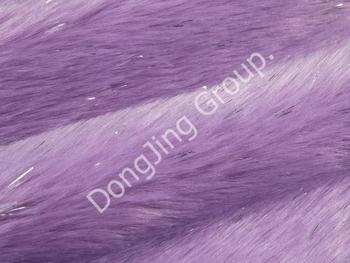 8HP1302-Purple clip silver silk soft fox