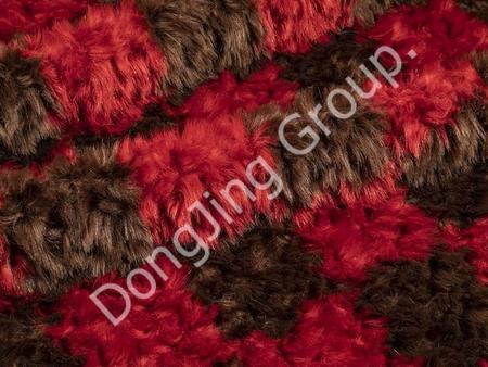 How to wash red brushed rabbit fur faux fur fabric without hair？