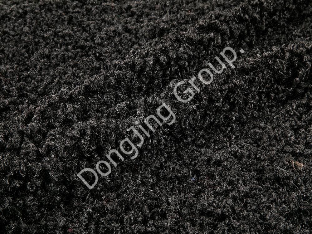 8T2768-Black sun fur beach wool faux fur fabric