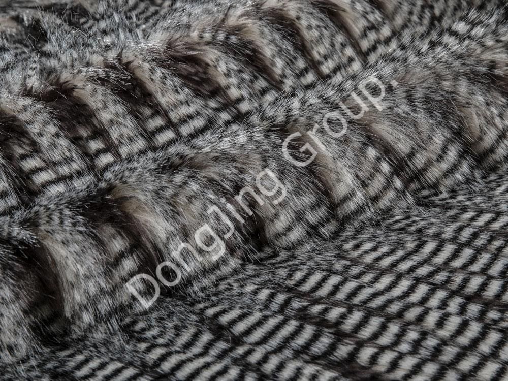 8W1868-Pheasant Feather Brown Timmy Seal Pheasant Feather faux fur fabric