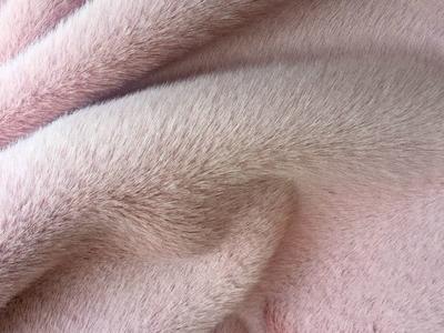 9D0080-Ice Pink South American Mink faux fur fabric