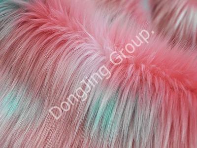 9KW0051-Off-white spray fox fur faux fur fabric