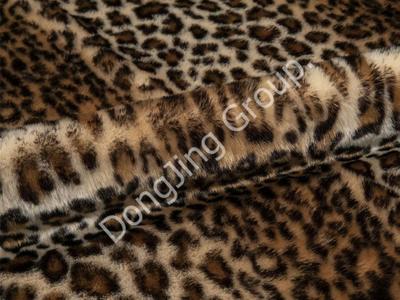 9P2009-Rice print double set of leopard print faux fur fabric