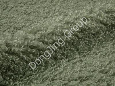 9Q0404-Green Tibetan Cashmere Lamb Hair faux fur fabric