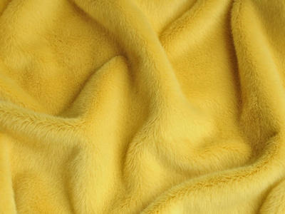 9T1674-Lemon Yellow faux fur fabric