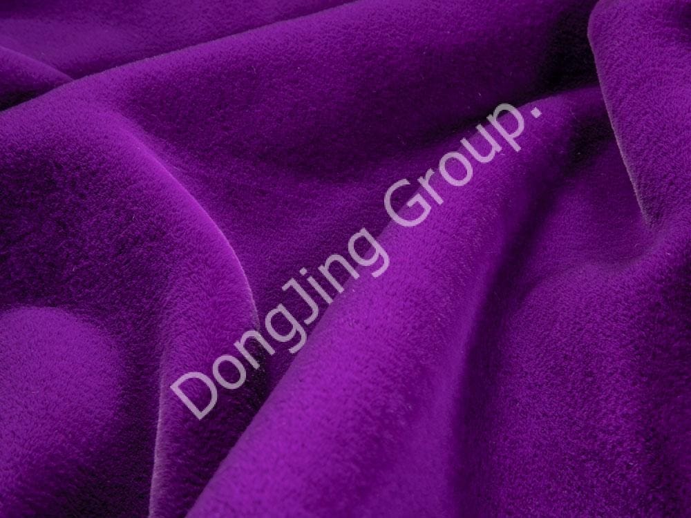 What can purple rabbit fur artificial fur cloth be used for?