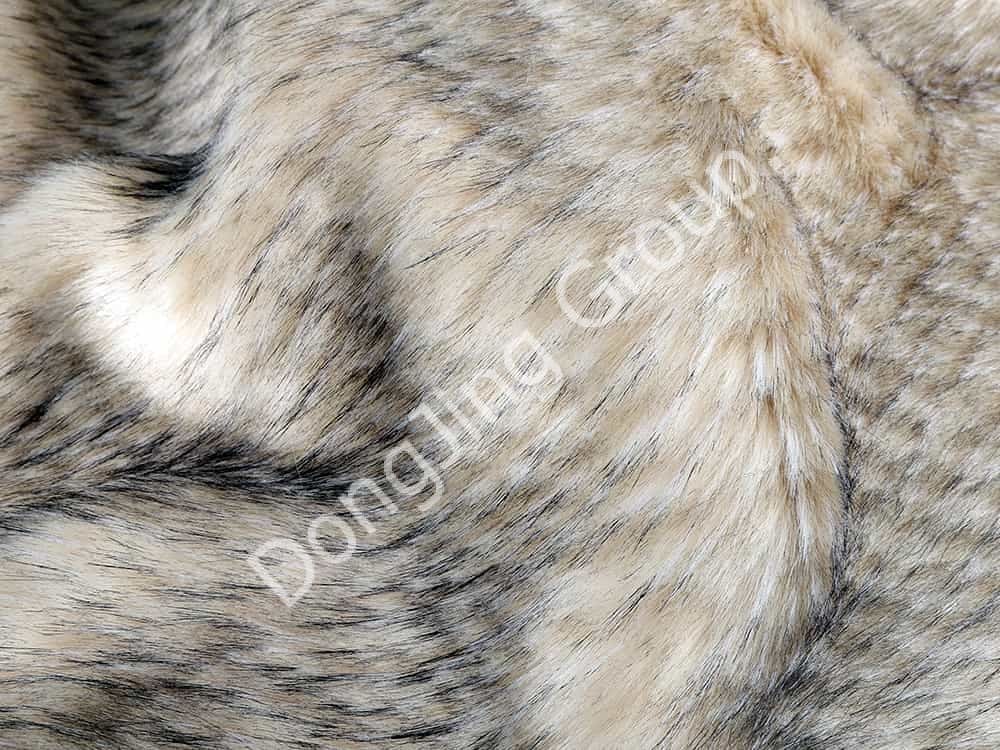 9W0688-Mixing Pineapple Raccoon Hair faux fur fabric