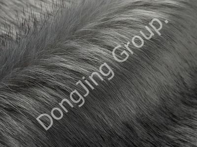DP0621-Grey Dyed Tip faux fur fabric