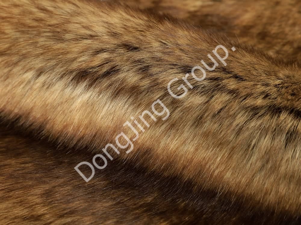 DP0628-Brown pull out faux fur fabric