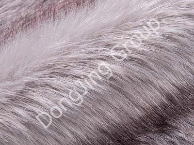 DP0699-Medium Grey Dyed Tip faux fur fabric