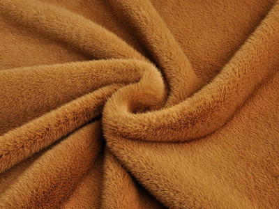 XKD0019-Red Desert South American Mink faux fur fabric