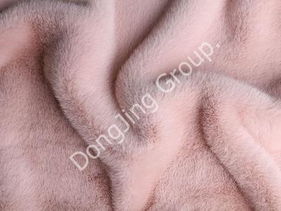 XKD0082-Mary pink South American mink faux fur fabric