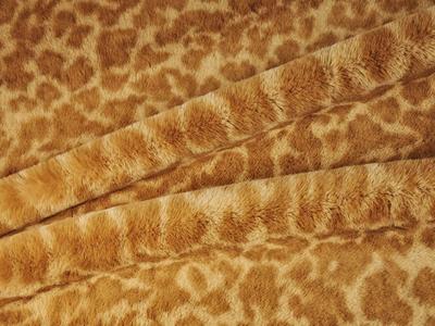 XKT0402-Deep Orange Alice Bunny Down faux fur fabric