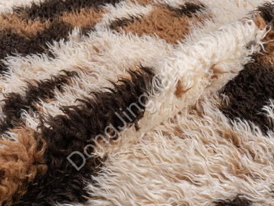 3W0184E-Sunit cattle faux fur fabric