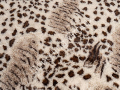 3KW5064-Tri color recycled polyester 2 faux fur fabric