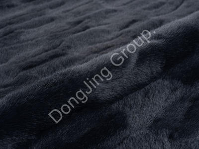 2X1KT0191-Iron grey american sable faux fur fabric