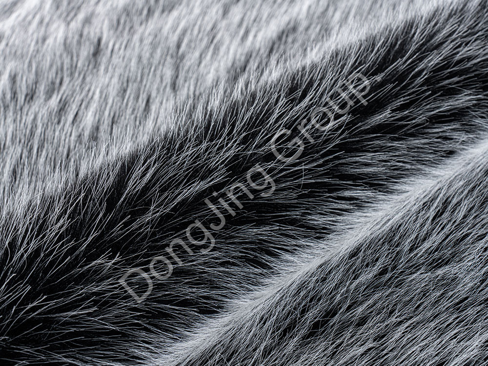 Is Black Mixed with White Faux Fur Fabric suitable for making home decorations?