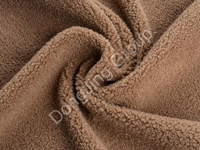3T3606A-Teddy camel Bing Dwen Dwen faux fur fabric
