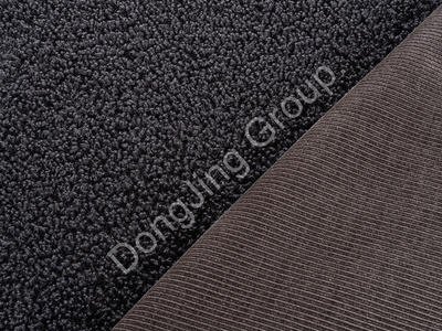 DY230119A-7-Chenille dark grey faux fur fabric