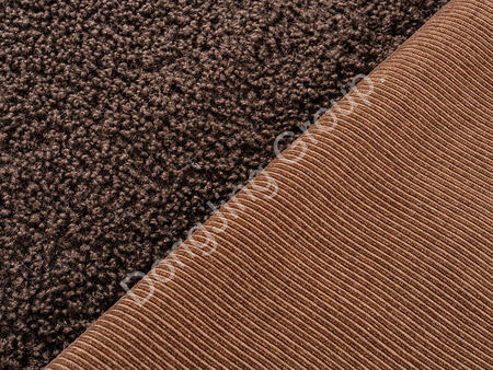 What is the care method for chenille coffee artificial fur fabric?
