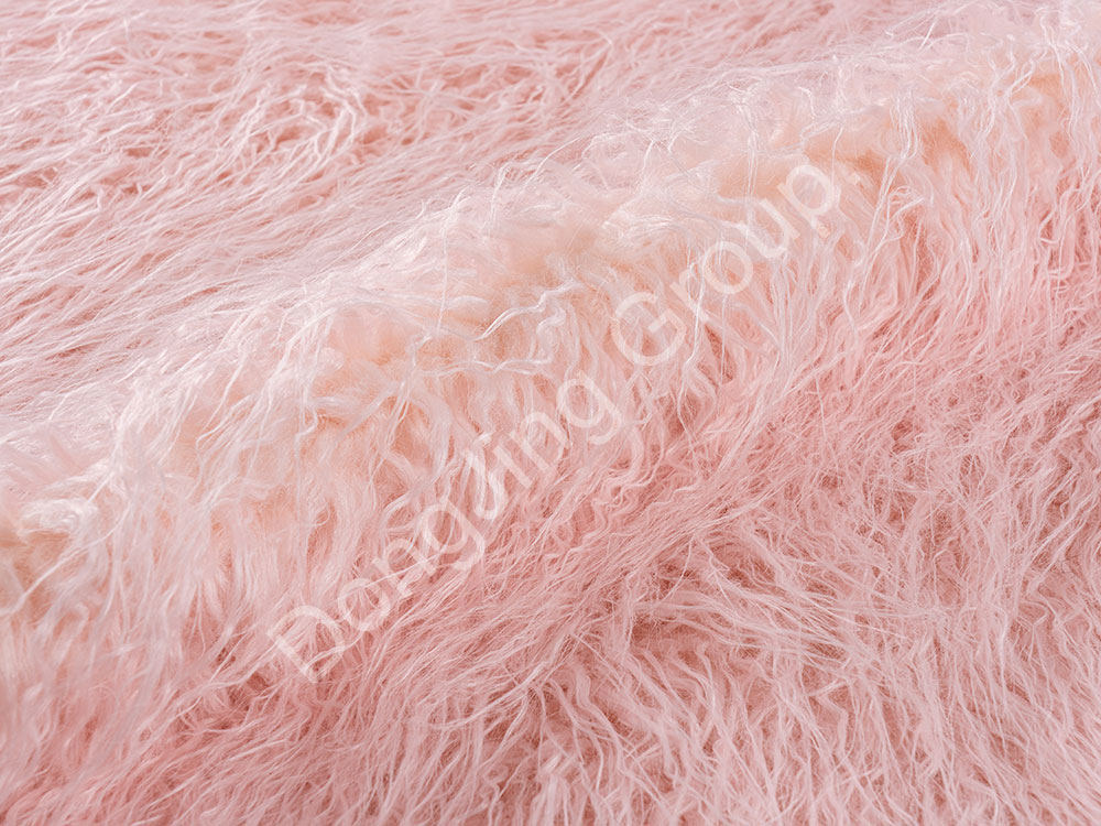 Storage Tips to Prevent Matting of Pink Rolling Beam Faux Fur Fabric