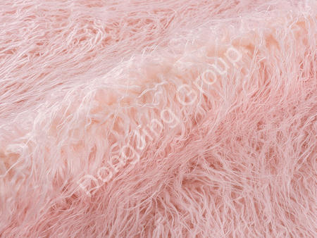 Storage Tips to Prevent Matting of Pink Rolling Beam Faux Fur Fabric