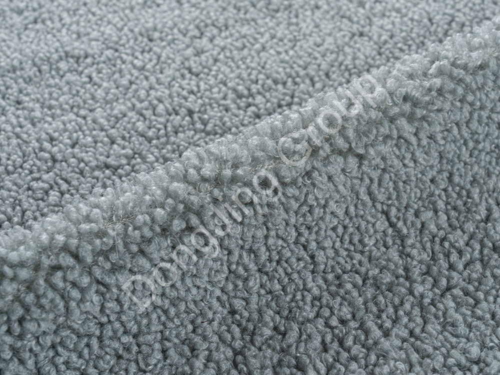 X3HT0005-Blue green rolling beam faux fur fabric